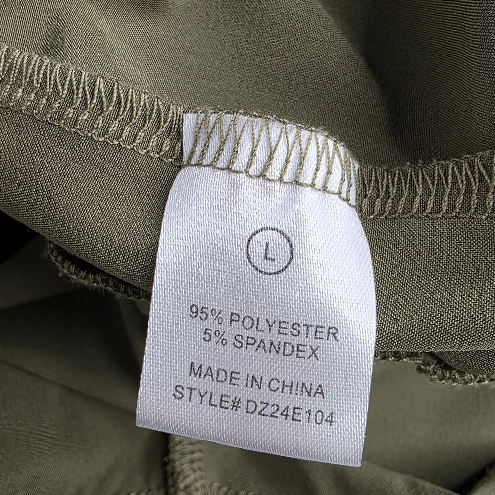 Fashion Nova L Part Of You Romper Shorts Olive Green Sexy C-2079 - Picture 7 of 7